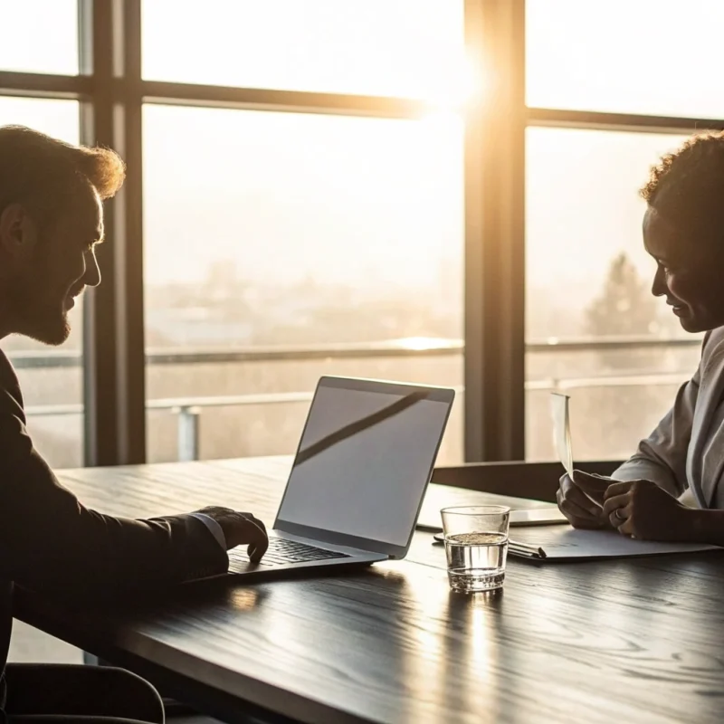 Business professionals planning a compliant dual pricing strategy.