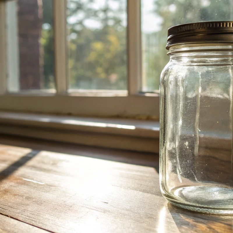 Glass jar on a table showing the impact of a merchant account cash out charge on your cash.