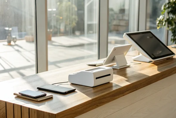A free card reader and POS system for a small business.